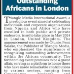 Triangle Media International Award Second Edition to hold in London
